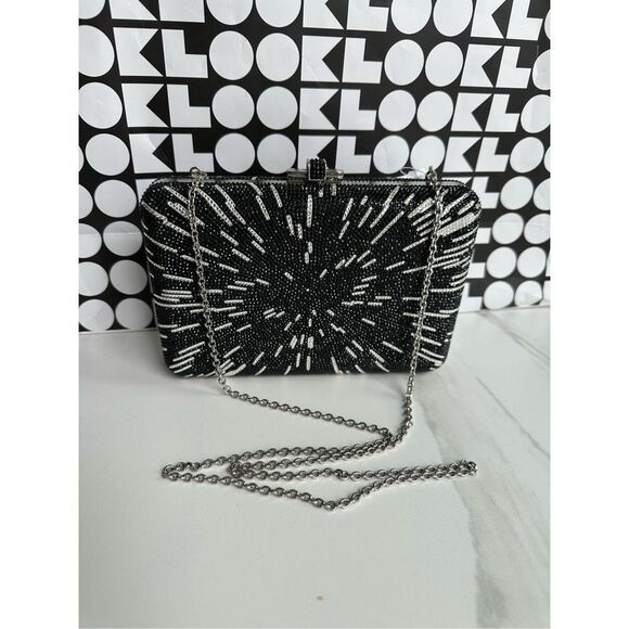 JUDITH LEIBER Slim Slide Hyperdrive Clutch Bag - Picture 15 of 16